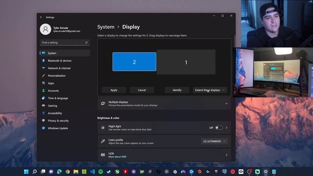 How to set up MULTIPLE monitors with a vertical display! смотреть онлайн