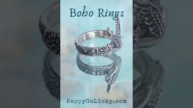 Silver Bird Boho Ring смотреть онлайн