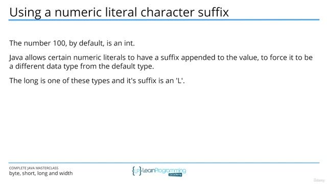 DATA TYPES IN JAVA (byte,short,long) смотреть онлайн