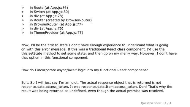 JavaScript : Using async/await inside a React functional component смотреть онлайн