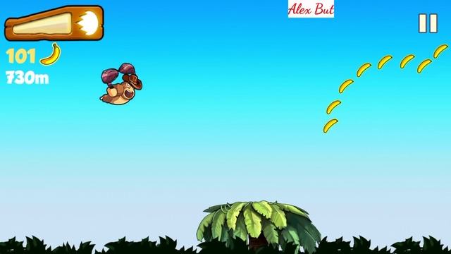 Banana Kong выпрыгиваем на деревья смотреть онлайн