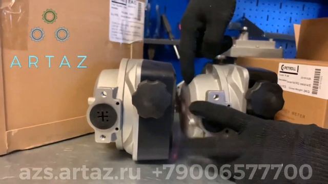 Счетчик топлива механический 20-120 л/м 1% Petroll K44V для учета бензина смотреть онлайн