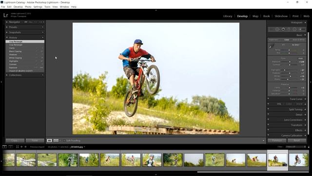 Уроки Lightroom. Урок 14. Меню HISTORY. История в программе Adobe LIGHTROOM. смотреть онлайн