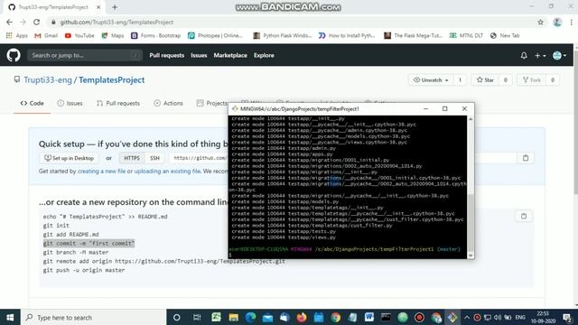 How to push project on GitHub смотреть онлайн