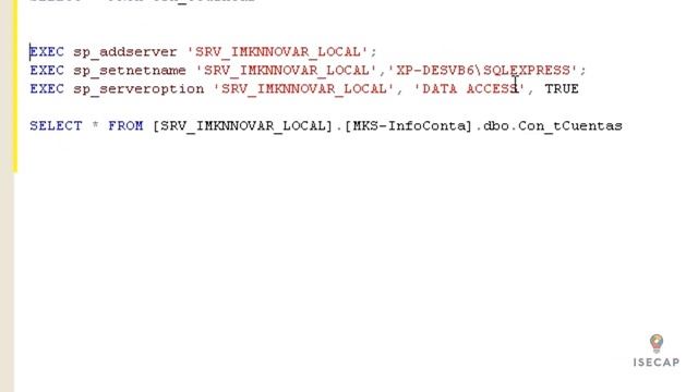 Todo SQL Server – Crear un Servidor Vinculado desde un Server Remoto con SQL Server смотреть онлайн