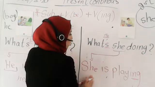 الصف الرابع / اللغة الانجليزية / present continous смотреть онлайн