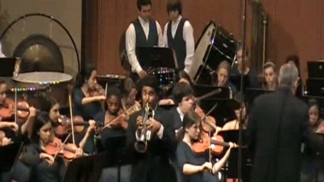 FYAO Trumpet Concerto part 1 solo by Matt Ramirez смотреть онлайн