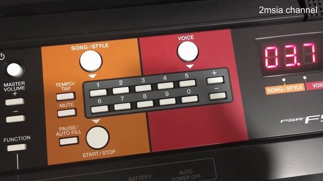 Yamaha PSR - F51 Digital Piano 120 Voice Sound Check смотреть онлайн