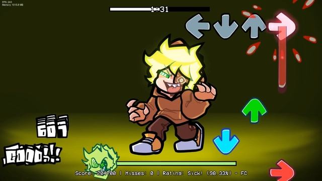 PLAYABLE Sticky sings Phantasm! [FNF: CHAOS NIGHTMARE COVER] смотреть онлайн