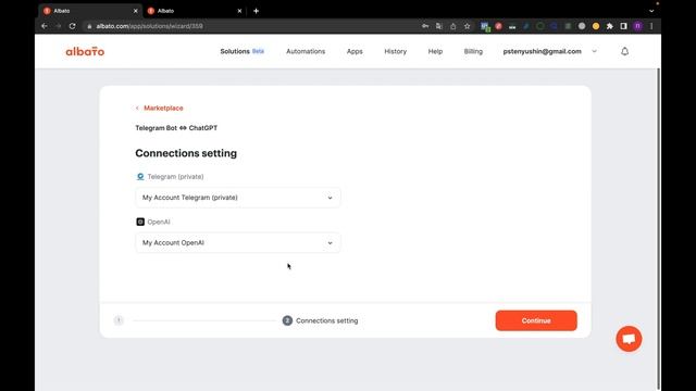 Create a Telegram bot with ChatGPT in 3 minutes using a ready-made solution | ChatGPT integrations смотреть онлайн