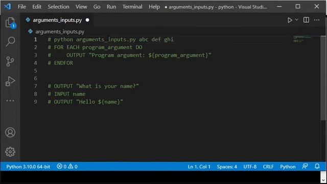 Python - Program argument från kommandoraden och input via tangentbordet смотреть онлайн