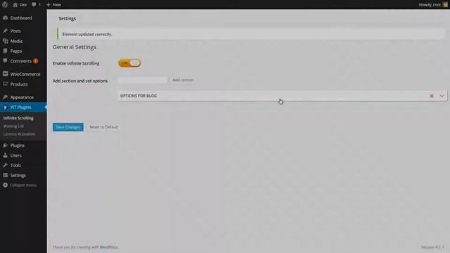 INFINITE SCROLLING WordPress plugin смотреть онлайн