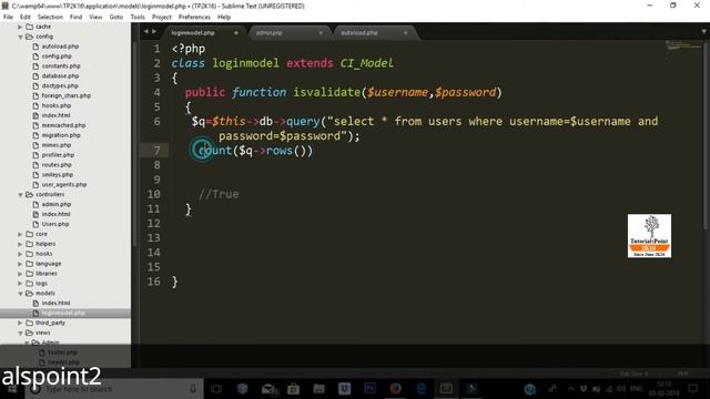 CodeIgniter Mini Project Tutorial in Hindi (Verify Username/Password) смотреть онлайн