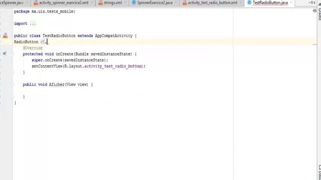 TP Mobile : RadioButton + click sur bouton смотреть онлайн