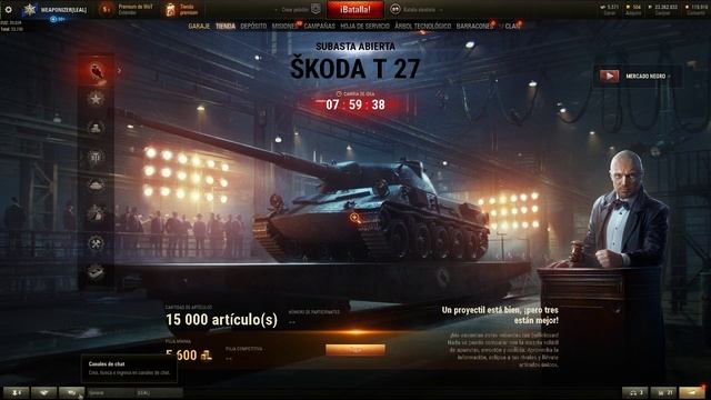 World of Tanks Black Market 2021 Skoda T27 - Auction смотреть онлайн