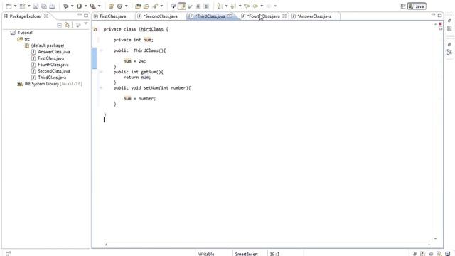 Java programming Lession 16 Java Get Set Methods смотреть онлайн