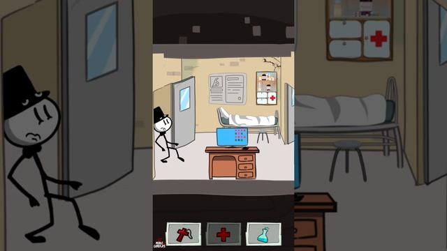 Prison Escape Stickman Adventure Gameplay Walkthrough Part 1 (IOS/Android) смотреть онлайн