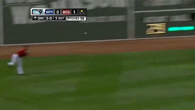 NYY@BOS: Cervelli bangs RBI single off Green Monster смотреть онлайн