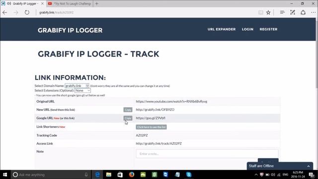 HOW TO CREATE AN IP LOGGER FOR FREE 2016!! смотреть онлайн