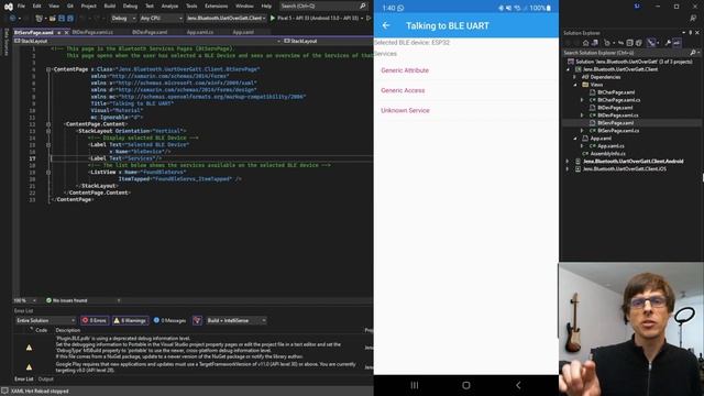 Xamarin BLE App for latest Android releases (12 and higher) смотреть онлайн