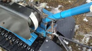 Мотоблок Нева на гусеницы Кан