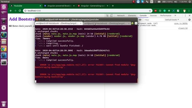 Angular 9 Hindi tutorial # add bootstrap смотреть онлайн