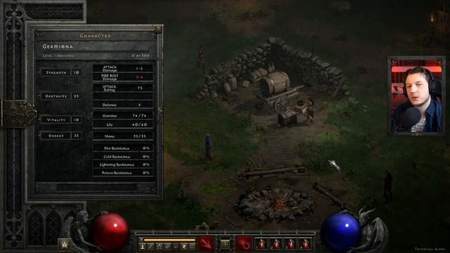 Diablo II: Resurrected | Альфа-тест | Стрим#2 смотреть онлайн