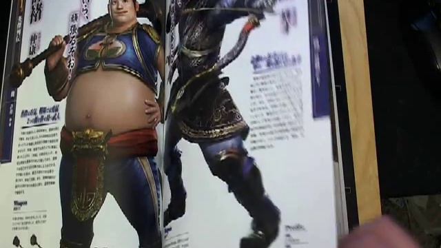 Warriors Orochi 3 Artbook Flip Through