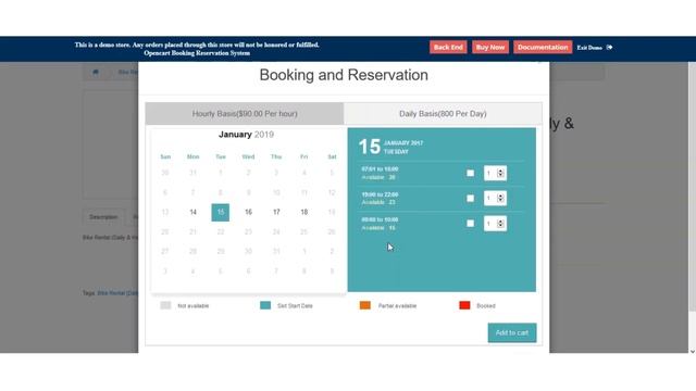 OpenCart Advanced Booking & Reservation System | Daily & Hourly Wise смотреть онлайн
