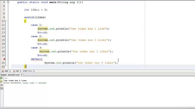 Java Tutorial 8 - Switch Statement смотреть онлайн