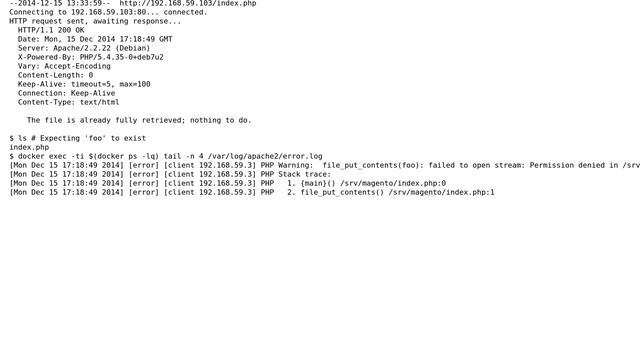 DevOps & SysAdmins: Apache On Docker Can't Write To Volume Filesystem