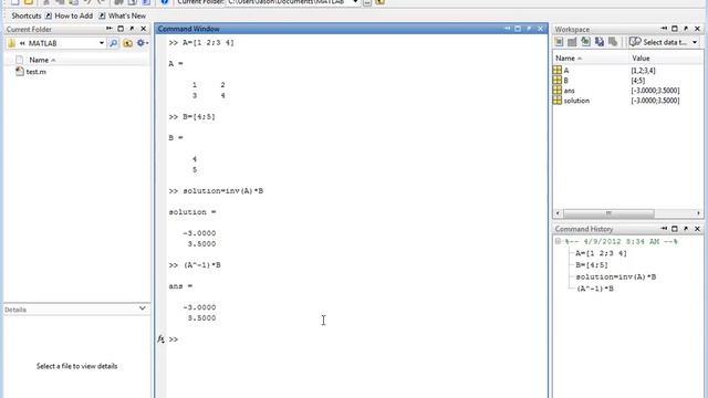 Matlab Tutorial - 50 - Solving Systems of Linear Equations смотреть онлайн