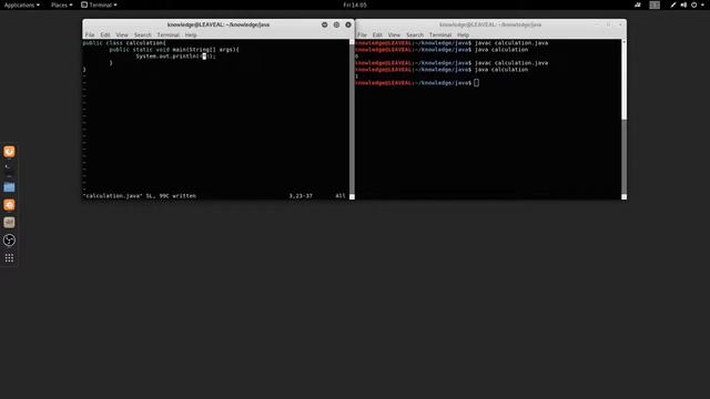 Java calculation tutorial in Linux (include type conversion) смотреть онлайн