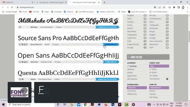 Best websites to download free fonts II 2022 أفضل المواقع لتحميل الخطوط مجانا смотреть онлайн
