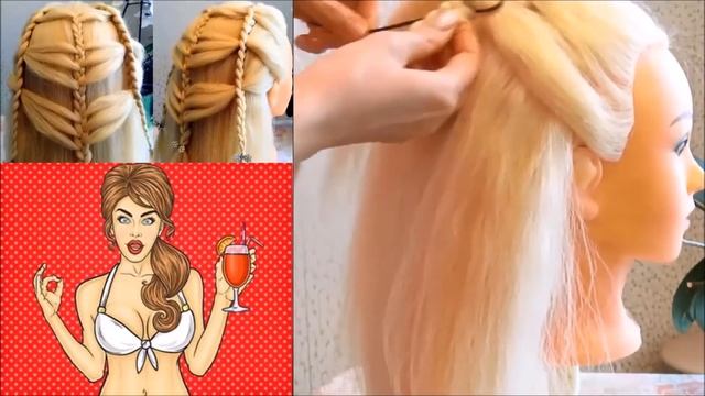 ?Прическа ажурное плетение волос? смотреть онлайн