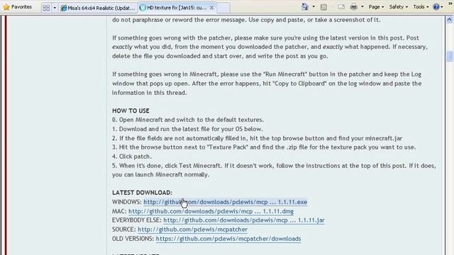 Minecraft Tutorial- How to Download Texture Packs (Misa 64x64 Realistic Pack) смотреть онлайн