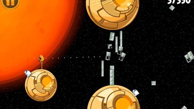 Angry Birds Star Wars Bonus Level S-4 Stars Bonus Level Walkthrough смотреть онлайн