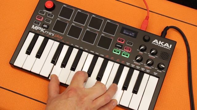 Akai MPK Mini Play MIDI Controller Keyboard (With Onboard Sounds) - Review & Demo