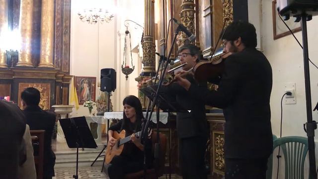 OBOE DE GABRIEL (Flauta, violín y guitarra) ML CASAMIENTOS • Mercedes Lynch música para casamientos смотреть онлайн