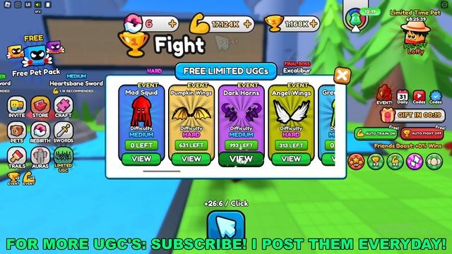 How To Get Dark Horns in Pull a Sword (ROBLOX FREE LIMITED UGC ITEMS) смотреть онлайн
