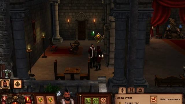 Бурка А Олух рождается на свет! The Sims Medieval смотреть онлайн