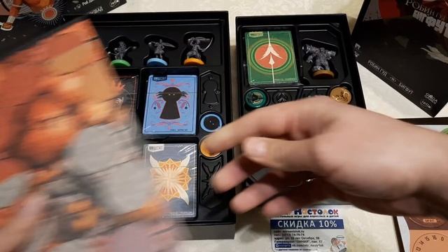 Распаковка настольной игры Unmatched Битва Легенд + Робин Гуд/Бигфут смотреть онлайн