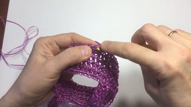 Красивая мочалка без вытянутых петель крючком/Crochet beautiful washcloth without elongated loops смотреть онлайн