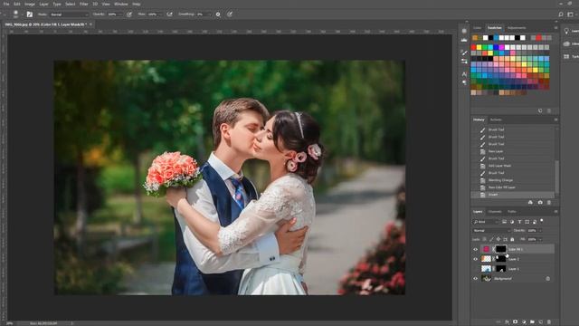 Урок 3: Как пользоваться "Маской" в Фотошопе смотреть онлайн