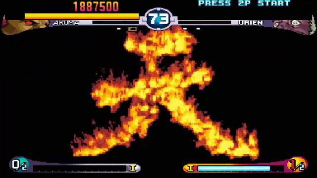 Street Fighter III 2nd Impact: Akuma 天 Playthrough #2 (MAME) (1080p 60fps) смотреть онлайн