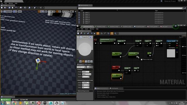 UE4 Material gradient lookup for adding variations смотреть онлайн