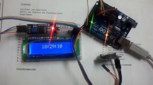 Часы на LCD1602 I2C + RTC1307 I2C + Arduino Uno