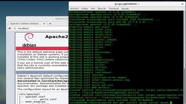 INSTALACION DE APACHE EN DEBIAN 9 смотреть онлайн