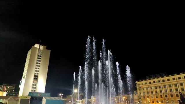 Открытие музыкального фонтана на центральной площади Владивостока смотреть онлайн