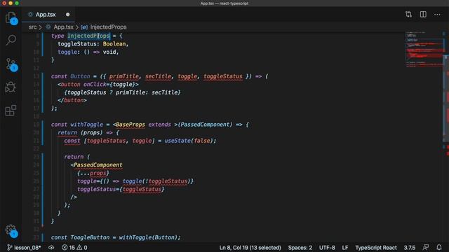 TypeScript + React #8 Типизация ХОК-ов (Typing of HOCs) смотреть онлайн